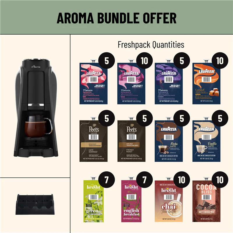 Flavia Aroma Brewer Bundle with 84 Freshpacks and 1 Merchandiser - Image 3