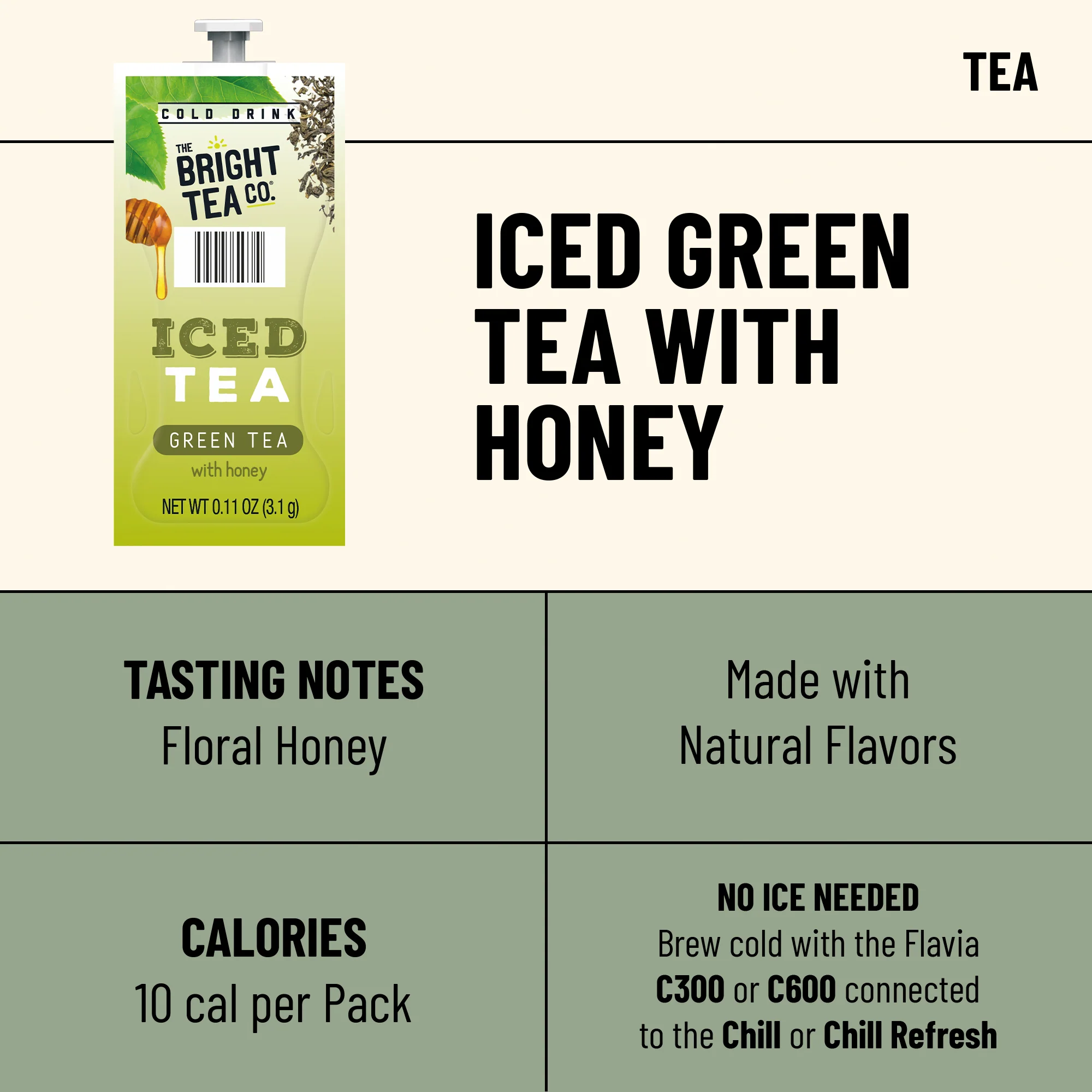 The Bright Tea Co.® Iced Green Tea with Honey - Image 4